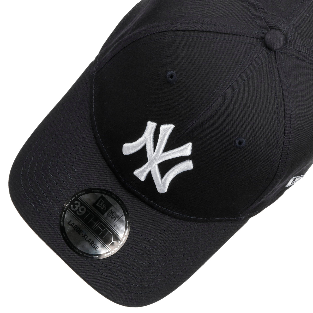Tioga NY White on Black Fullcap