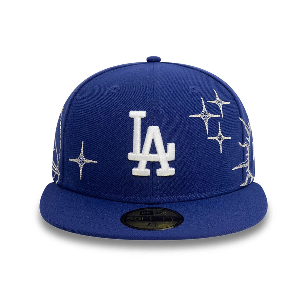 LA Dodgers MLB Zodiac Dark Blue 59FIFTY Fitted Cap