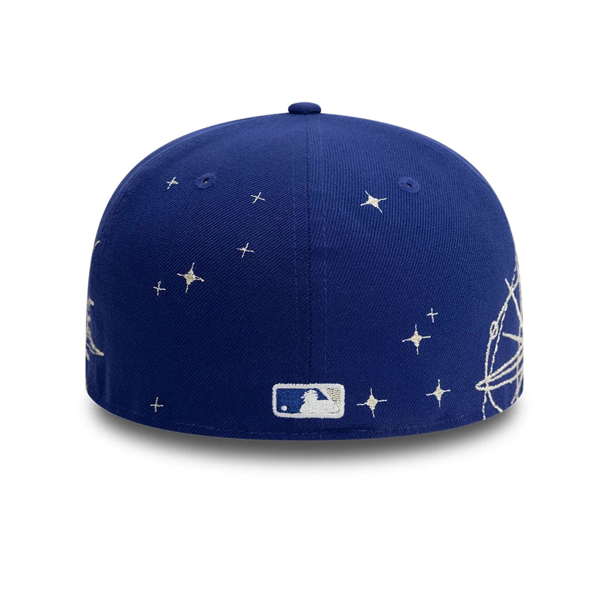 LA Dodgers MLB Zodiac Dark Blue 59FIFTY Fitted Cap