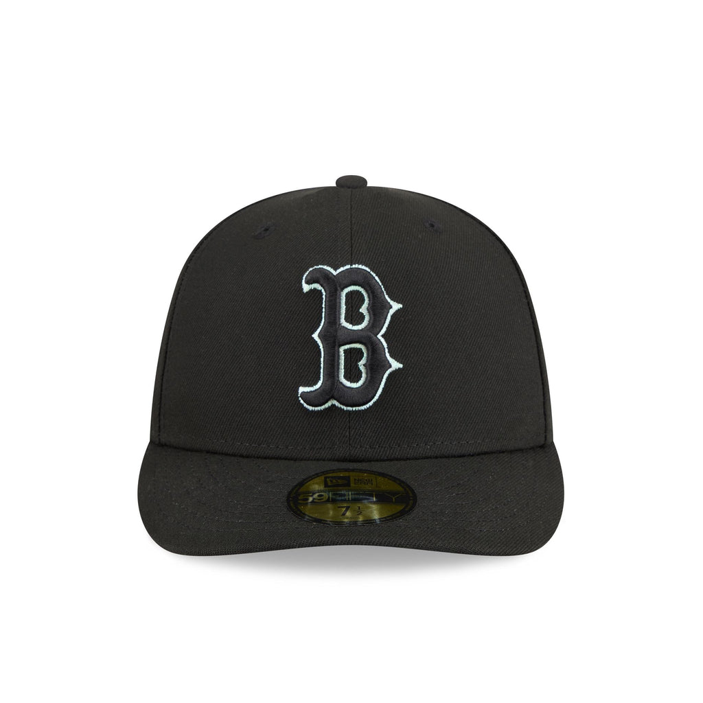 Boston Red Sox Black Pre-Curve 59FIFTY Fitted Hat