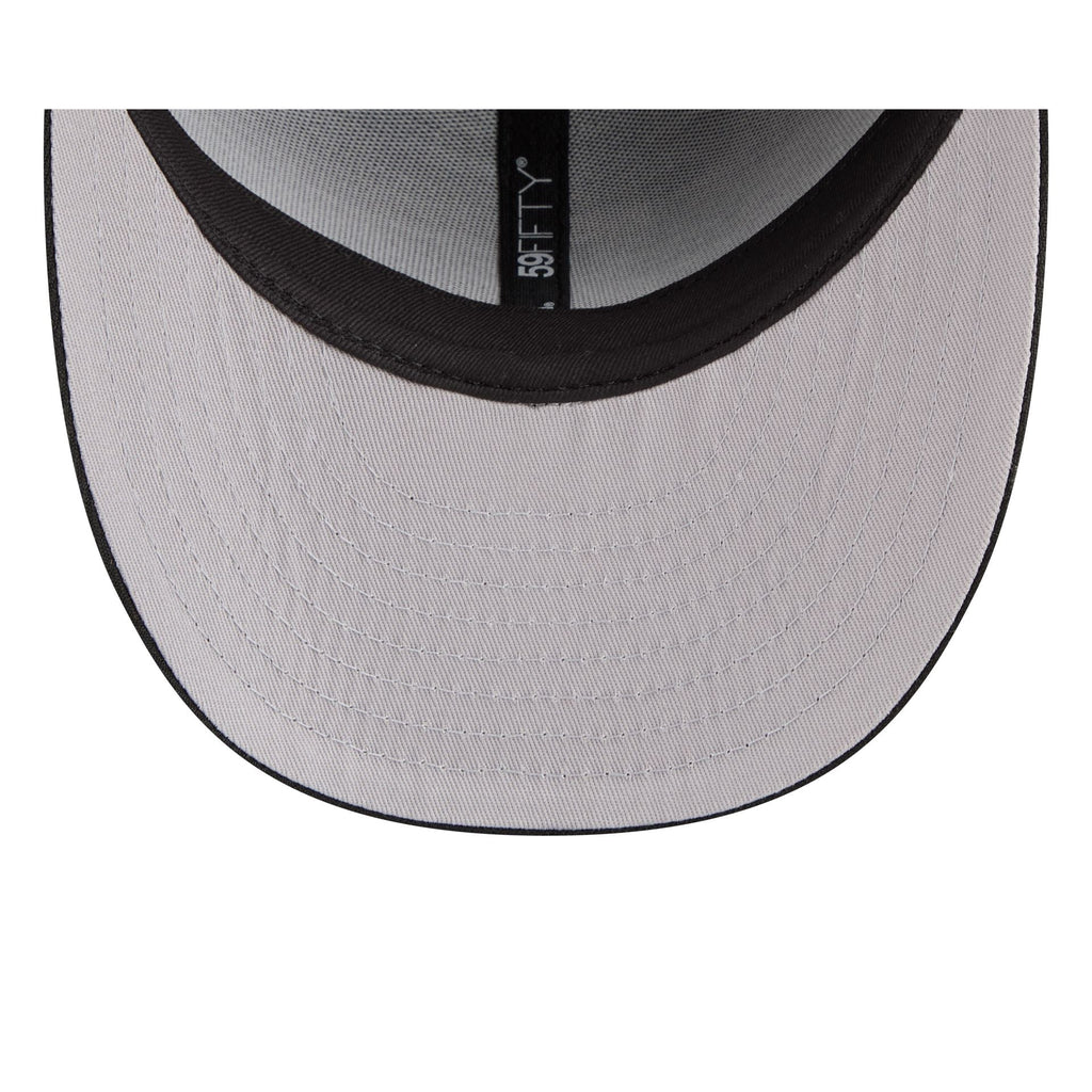 Los Angeles Dodgers Black Pre-Curve 59FIFTY Fitted Hat