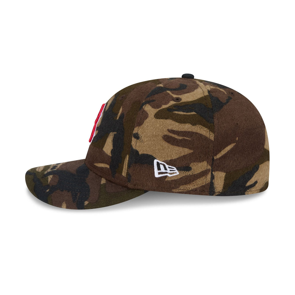 Boston Red Sox Three Looms Camo Pre-Curve 59FIFTY Fitted Hat