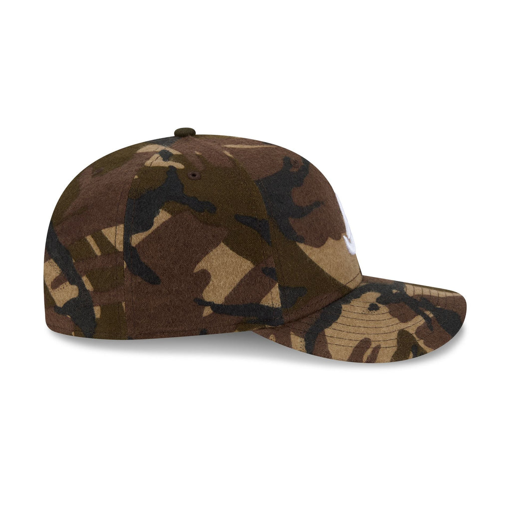 Atlanta Braves Three Looms Camo Pre-Curve 59FIFTY Fitted Hat