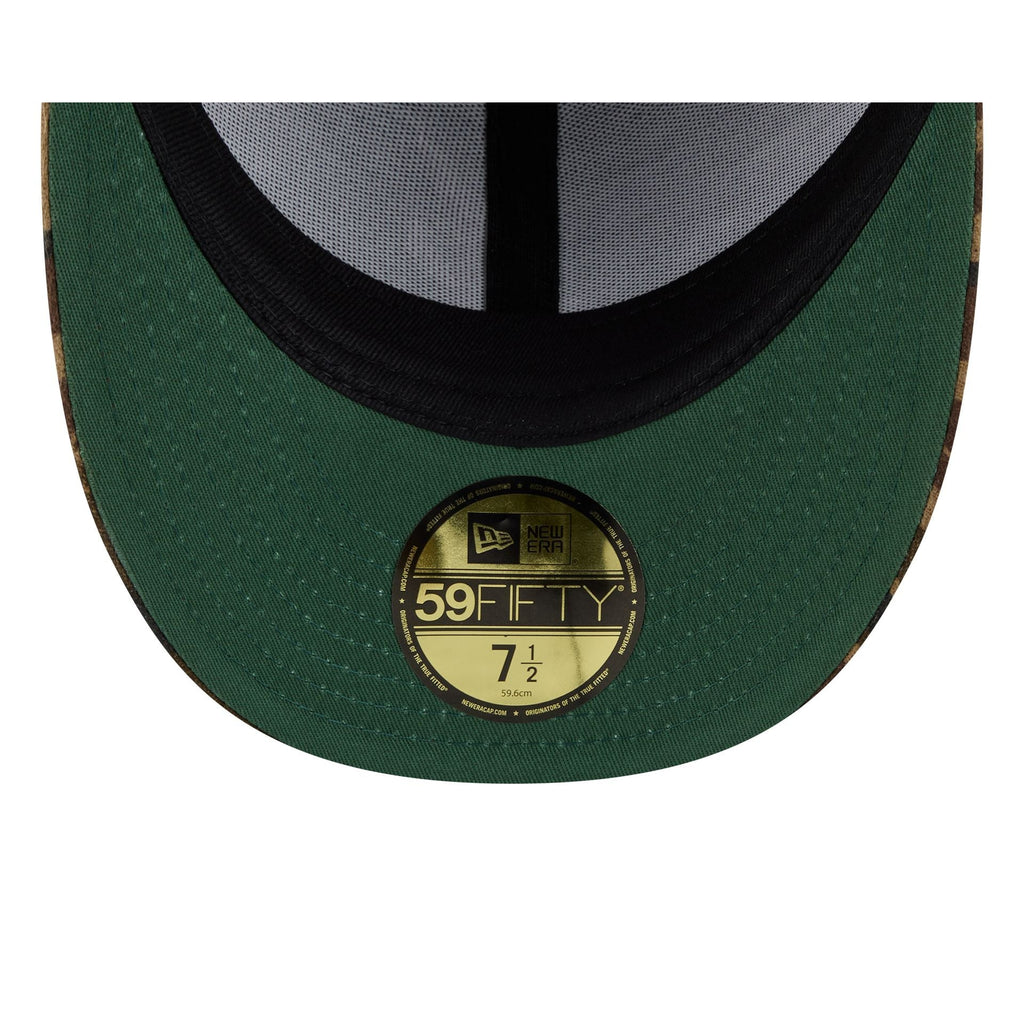Atlanta Braves Three Looms Camo Pre-Curve 59FIFTY Fitted Hat