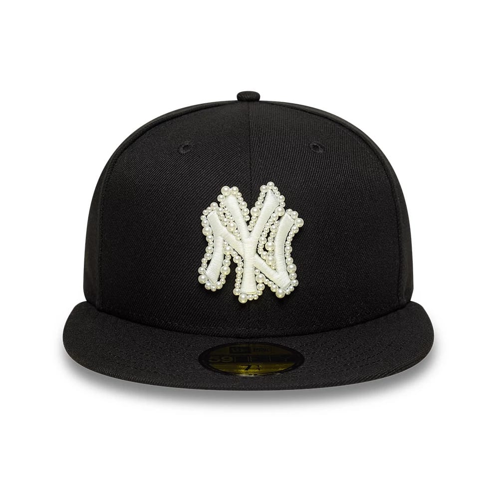 New York Yankees MLB Faux Pearl Black 59FIFTY Fitted Cap