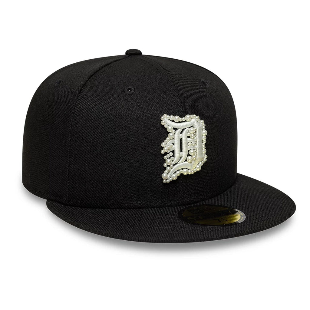 Detroit Tigers MLB Faux Pearl Black 59FIFTY Fitted Cap