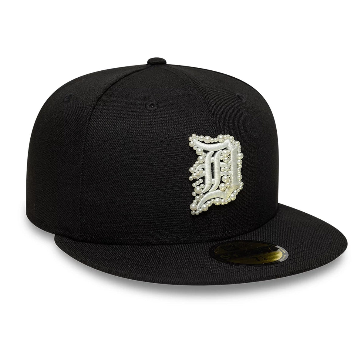 Detroit Tigers MLB Faux Pearl Black 59FIFTY Fitted Cap