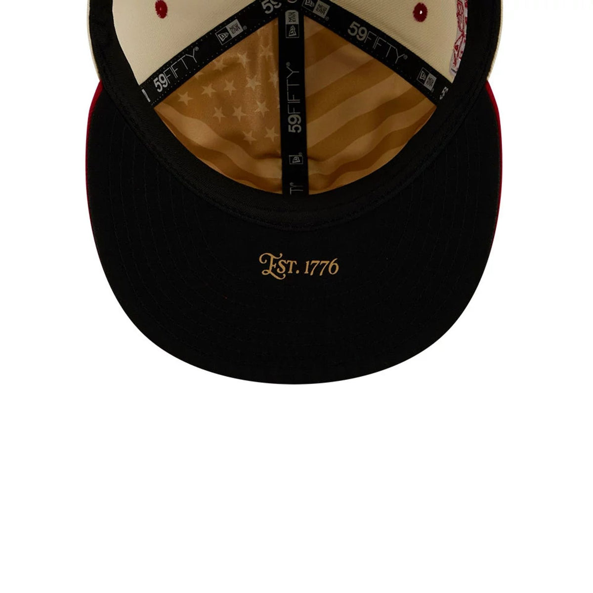 Chicago White Sox MLB 4th Of July 2026 Cream 59FIFTY Fitted Cap