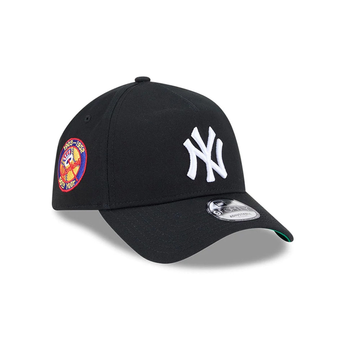 Yankees MLB Cooperstown Anniversary Black 9FORTY A-Frame Adjustable Cap