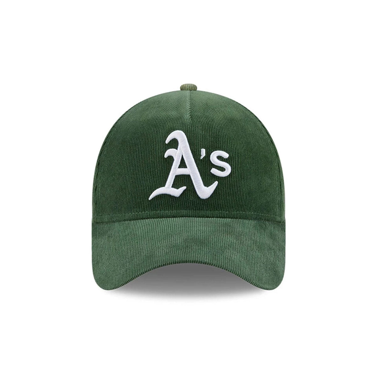 Athletics MLB Snow Wash Cord Dark Green 59FORTY A-Frame Fitted Cap