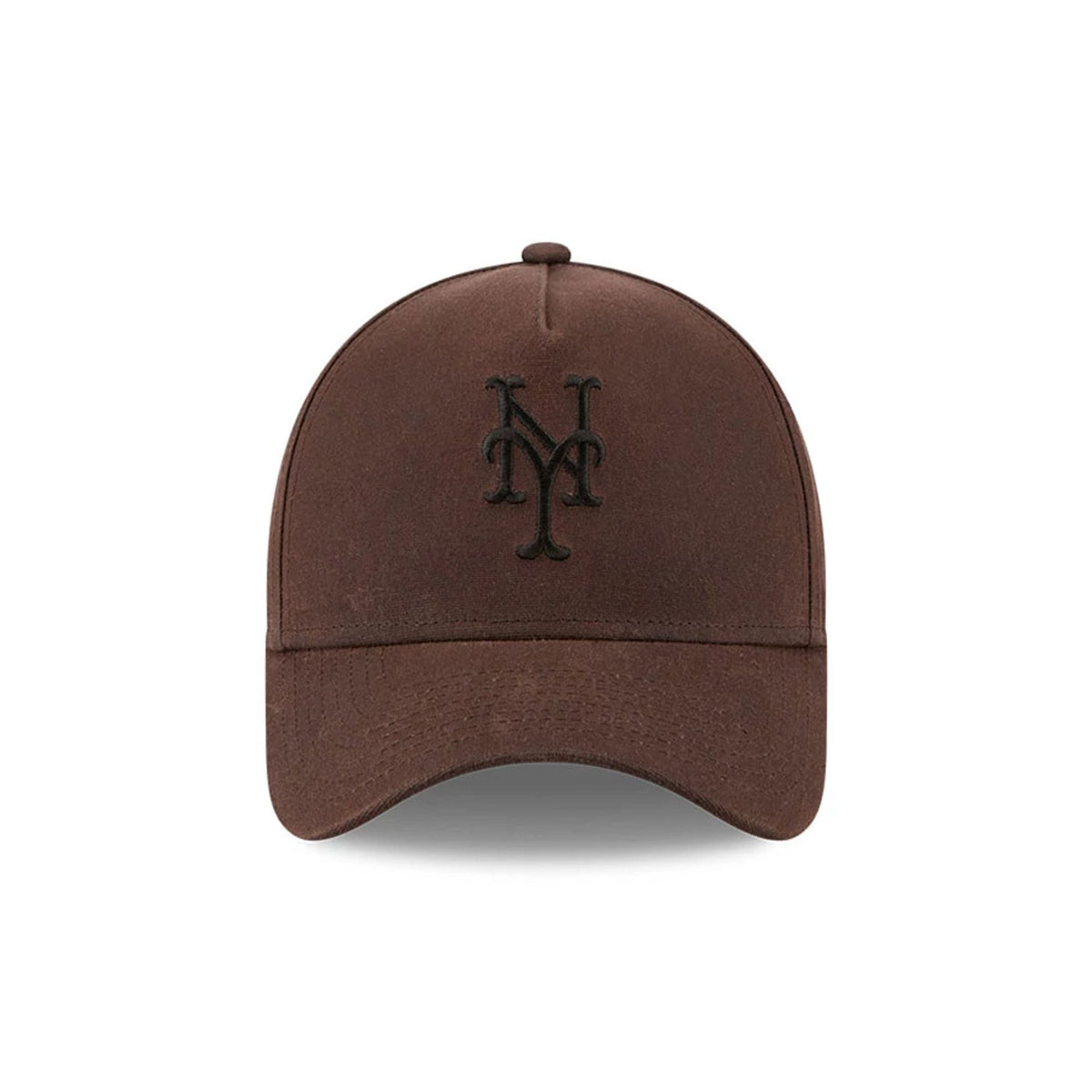 Mets MLB Waxy Canvas Open Brown 59FORTY A-Frame Fitted Cap