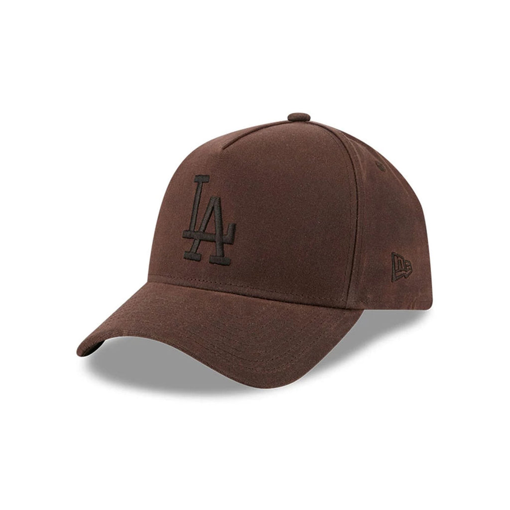 Dodgers MLB Waxy Canvas Open Brown 59FORTY A-Frame Fitted Cap