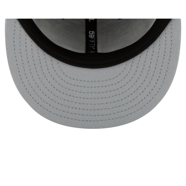 Houston Astros Blackout Basic 59FIFTY Fitted Hat