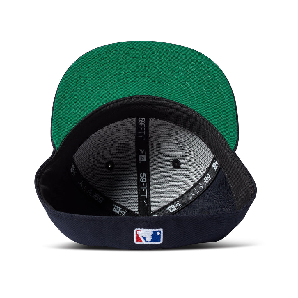 New Era Micro Lockup Dodgers 59Fifty Fitted Navy