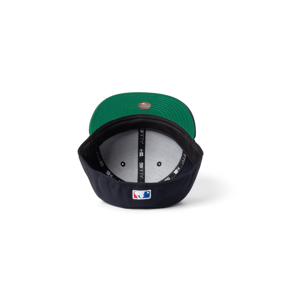 New Era Yankees Micro Club Logo 59Fifty Fitted Navy