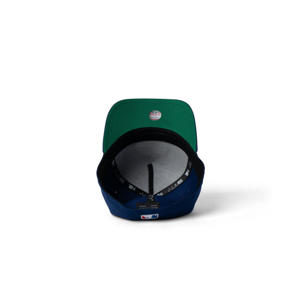 New Era Dodgers Back to Back Champions Patch 59Fifty Fitted Dark Royal