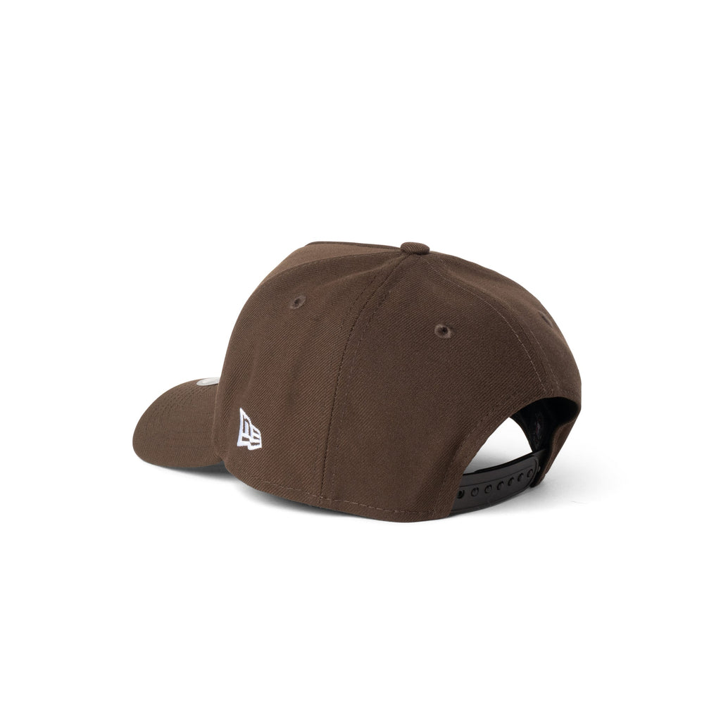 New Era Dodgers Super Micro Logo 9Forty A Frame Snapback Walnut