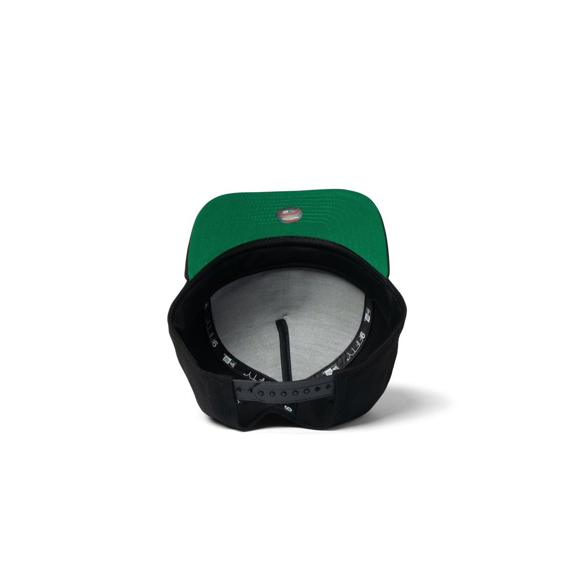 New Era Marlins 9Fifty A Frame Curve Upside Down Snapback Black