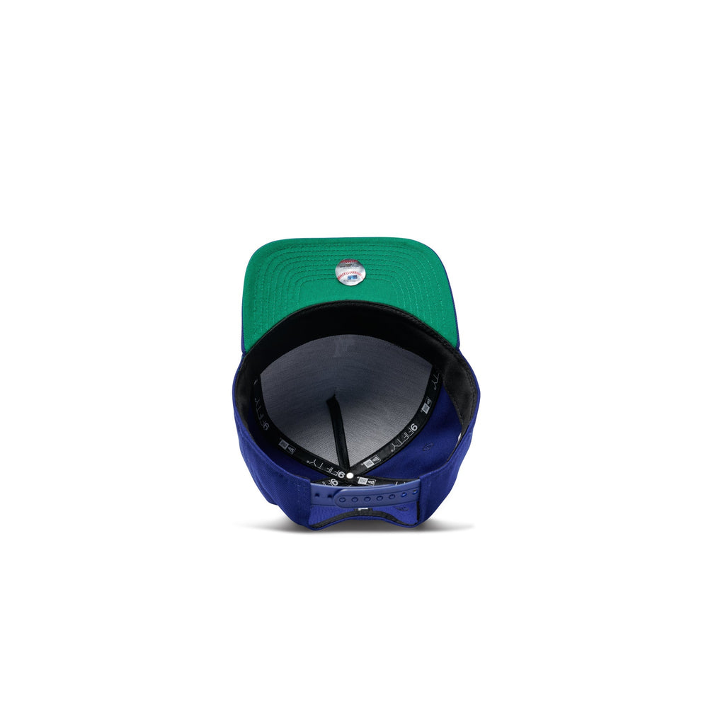 New Era Dodgers Micro Logo 9Fifty A Frame Snapback Blue