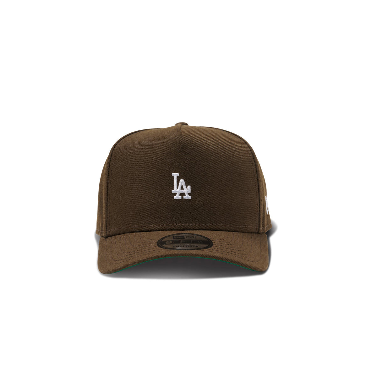 New Era Dodgers Micro Logo 9Fifty A Frame Snapback Brown